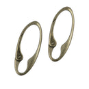 2pcs Oval Snap Hook Carabiner D-Ring Key Chain Clip Keychain Hiking Camp