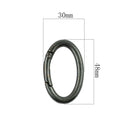 4pcs Oval Carabiner Camp Spring Snap Clip Hook Keychain Climbing 48x30mm