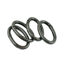 4pcs Oval Carabiner Camp Spring Snap Clip Hook Keychain Climbing 48x30mm