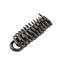 12pcs Round Spring Snap Circle Carabiner Snap Hook Keychain 20mm With Loop
