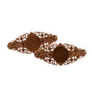 2pcs Antique Copper French Clip Barrette Cabochon Blank Setting Base Finding
