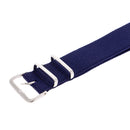 Durable Nylon Watch Band Strap 20mm/23.5cm Blue