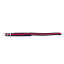 Durable Nylon Watch Band Strap 18mm/24.5cm Blue Red