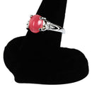 Finger Ring Display Case Stand Jewelry Organiser 6x6cm Black