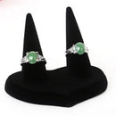 Finger Ring Display Case Stand Jewelry Organiser 6x6cm Black