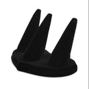 Finger Ring Display Case Stand Jewelry Organiser 6x8cm Black
