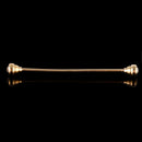 Shirt Necktie Gentlemen Cravat Tie Clip Clasp Bar Fancy Gold Bar Clear Crystal Party Prom Ornaments