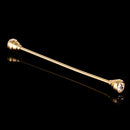 Shirt Necktie Gentlemen Cravat Tie Clip Clasp Bar Fancy Gold Bar Clear Crystal Party Prom Ornaments