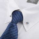 Men Fashionable Shirt Collar Decoration Rhinestone Charms Tie Clip Clasp Bar Pin Party Suit Jewelry Gift Black