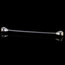 Men Fashionable Shirt Collar Decoration Rhinestone Charms Tie Clip Clasp Bar Pin Party Suit Jewelry Gift Light Yellow