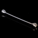 Men Fashionable Shirt Collar Decoration Rhinestone Charms Tie Clip Clasp Bar Pin Party Suit Jewelry Gift Light Yellow