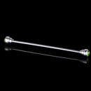 Men Fashionable Shirt Collar Decoration Rhinestone Charms Tie Clip Clasp Bar Pin Party Suit Jewelry Gift Light Green