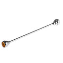 Men Fashionable Shirt Collar Decoration Rhinestone Charms Tie Clip Clasp Bar Pin Party Suit Jewelry Gift Golden
