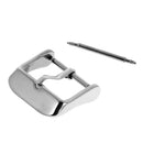 Watch Replacement Polished Stainless Steel Buckle Pin Fits 18mm Band End