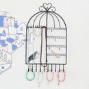 Birdcage Jewelry Organizer Earrings Necklace Jewelry Organizer Black