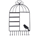 Birdcage Jewelry Organizer Earrings Necklace Jewelry Organizer Black