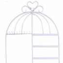 Birdcage Jewelry Organizer Earrings Necklace Jewelry Organizer White