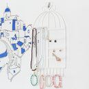 Birdcage Jewelry Organizer Earrings Necklace Jewelry Organizer White