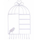 Birdcage Jewelry Organizer Earrings Necklace Jewelry Organizer White