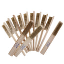 12 Pieces Copper Wire brush Clean Spark Plug BBQ Terminal Suede Shoe Restore