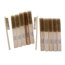 12 Pieces Copper Wire brush Clean Spark Plug BBQ Terminal Suede Shoe Restore
