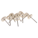 10 Pieces Soft Wool Polishing Wheel Buffing Pad Brush Polisher for Rotary Polish Drill Bit 3x25mm