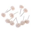10 Pieces Polishing Wheel Buff Buffing Pad Brush for Rotary Polish Drill Bit