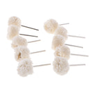 10 Pieces Polishing Wheel Buff Buffing Pad Brush for Rotary Polish Drill Bit