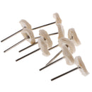 Set Of 10PCS Polishing Buffing Brushes with 3mm Shank For Rotary Tool 3x25mm