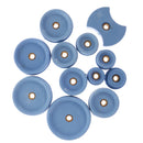12pcs Watch Back Press Fitting Dies Watch Repair Kit Round 17 - 50mm