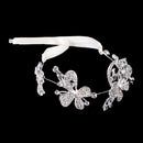 Diamante Crystal Butterfly Bridal Headpiece Headband Wedding Party Tiara