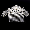 Wedding Bridal Bridesmaid Princess Tiara Crown Crystal Flower Hair Comb Headband Headpiece
