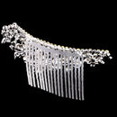 Wedding Bridal Bridesmaid Princess Tiara Crown Crystal Flower Hair Comb Headband Headpiece