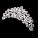 Wedding Bridal Crystal Tiara Peacock Crown Headband Hairband Accessory Hair Jewellery