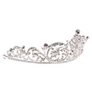Wedding Bridal Crystal Rhinestone Flower Vine Pattern Crown Tiara Headband
