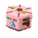 Hexagon Unpainted Plain Wooden Jewellery Beads Mini Tools Storage Box Case Decoupage Memorial Keepsake Gift 3 Pieces
