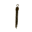 12pcs 50mm Copper Metal Chain Charm Tassel Pendant For Necklace Jewelry Charm