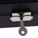 Black Leather Jewelry Case Suitable For Jewelry Organizer, Bride Gift