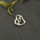 Love Heart Crystal Brooch Pin Mother's Day Birthday Jewelry Gift for MOM