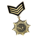 Mens Punk Uniform Medal Streampunk Gothic Brooches Badge Brooch Pin