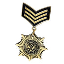 Mens Punk Uniform Medal Streampunk Gothic Brooches Badge Brooch Pin