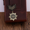 Mens Punk Uniform Medal Streampunk Gothic Brooches Badge Brooch Pin