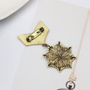 Mens Punk Uniform Medal Streampunk Gothic Brooches Badge Brooch Pin