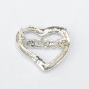 GRANDMA Crystal Rhinestone Heart Brooch Pin Best Gifts for Grandmothers