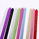 Adjustable DIY Artifical Leather Double Wrap Belt Bracelets Wristbands for 8mm Slide Charms 10-pieces