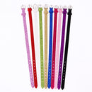 Adjustable Glitter DIY Artifical Leather Double Wrap Belt Bracelets Wristbands for 8mm Slide Charms 10-pieces