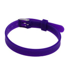 Adjustable DIY Silicone Double Wrap Belt Bracelets Wristbands for 8mm Slide Charms 12-pieces
