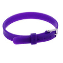 Adjustable DIY Silicone Double Wrap Belt Bracelets Wristbands for 8mm Slide Charms 12-pieces