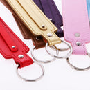 DIY Artifical Leather Belt Fob Keyrings Key Chains Fit 8mm Slide Charms 10-pieces