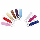 DIY Artifical Leather Belt Fob Keyrings Key Chains Fit 8mm Slide Charms 10-pieces